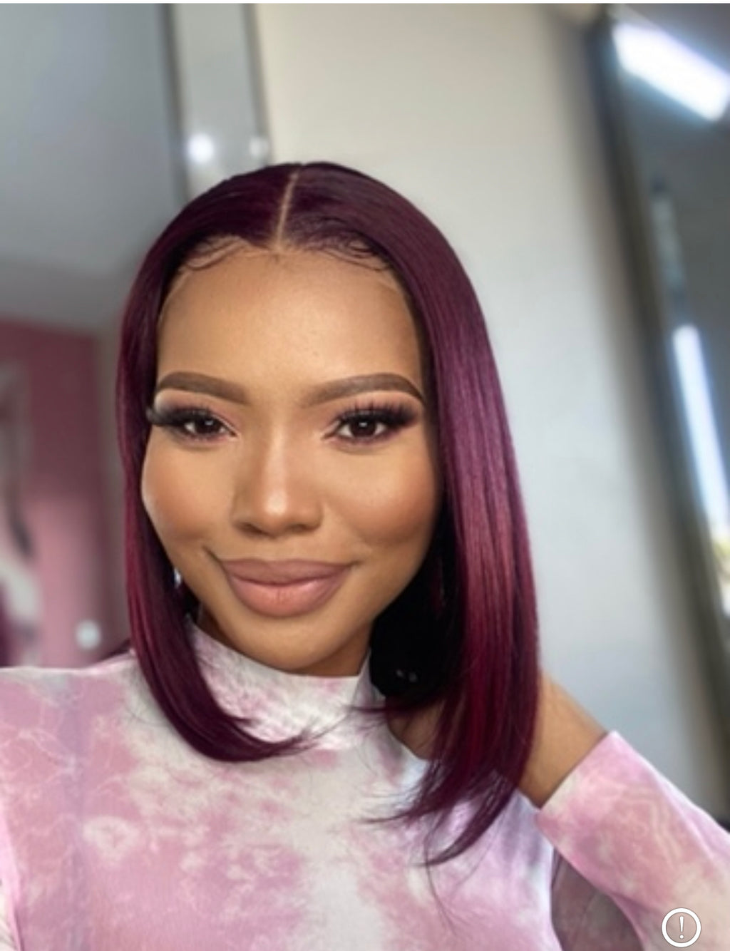 Full Frontal Burgundy 12 inch