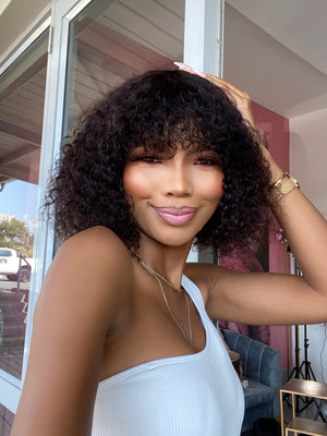 10” exotic curl fringe