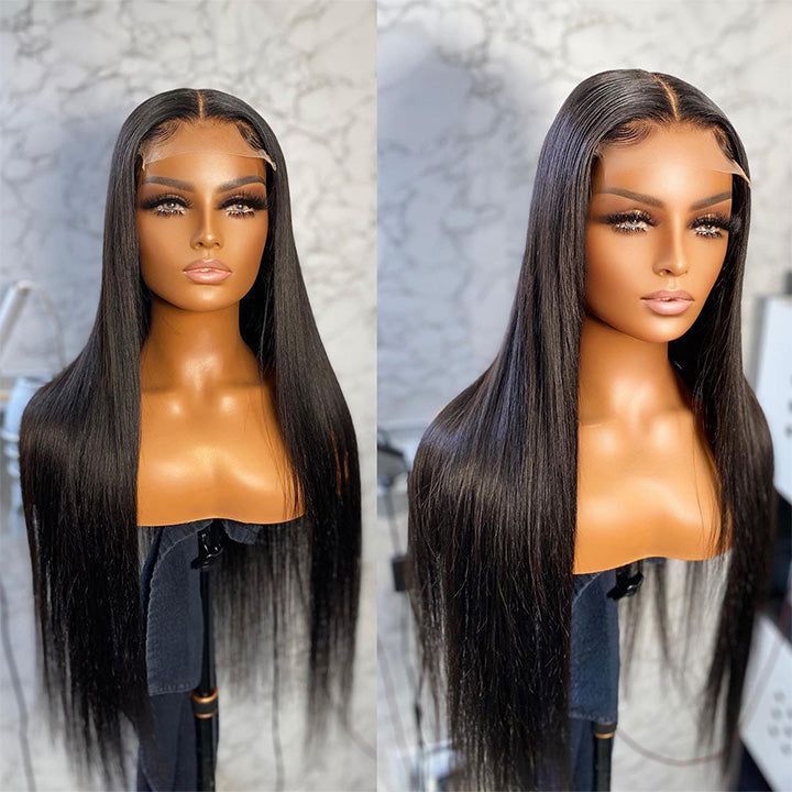 Transparent 5* 5 Straight 26 wig